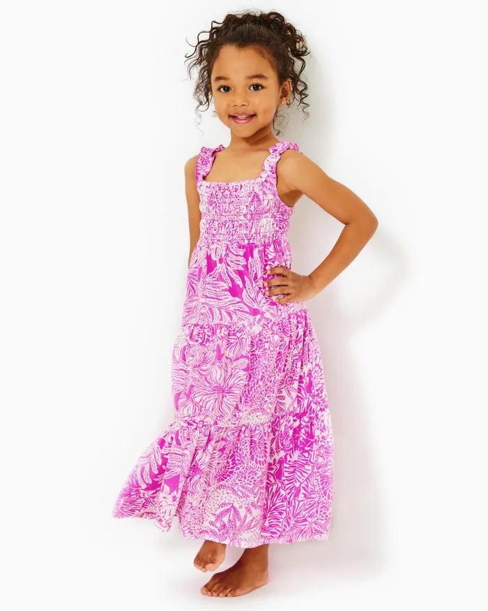 Dresses and Rompers Girls Lilly Pulitzer Girls Mini Hadly Maxi Dress Wild Fuchsia Swipe Right Dresses and Rompers Girls Lilly Pulitzer Girls Mini Hadly Maxi Dress Wild Fuchsia Swipe Right
