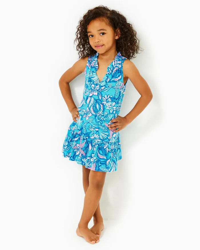 Dresses and Rompers Girls Lilly Pulitzer Girls Mini Malone Dress Amalfi Blue Sound The Sirens Dresses and Rompers Girls Lilly Pulitzer Girls Mini Malone Dress Amalfi Blue Sound The Sirens