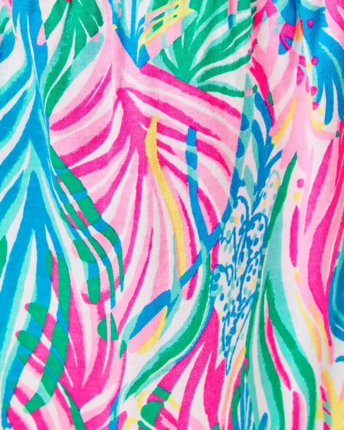 Dresses and Rompers Girls Lilly Pulitzer Mini Adley Romper Multi Sea Turtle Soiree