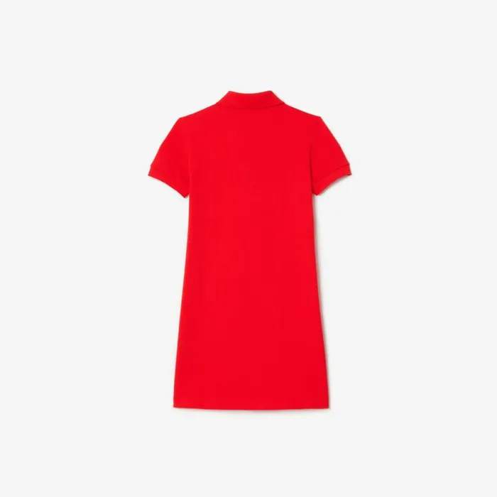 Dresses and Skirts Kids Lacoste Kids039 Cotton Polo Dress Red Currant F8m