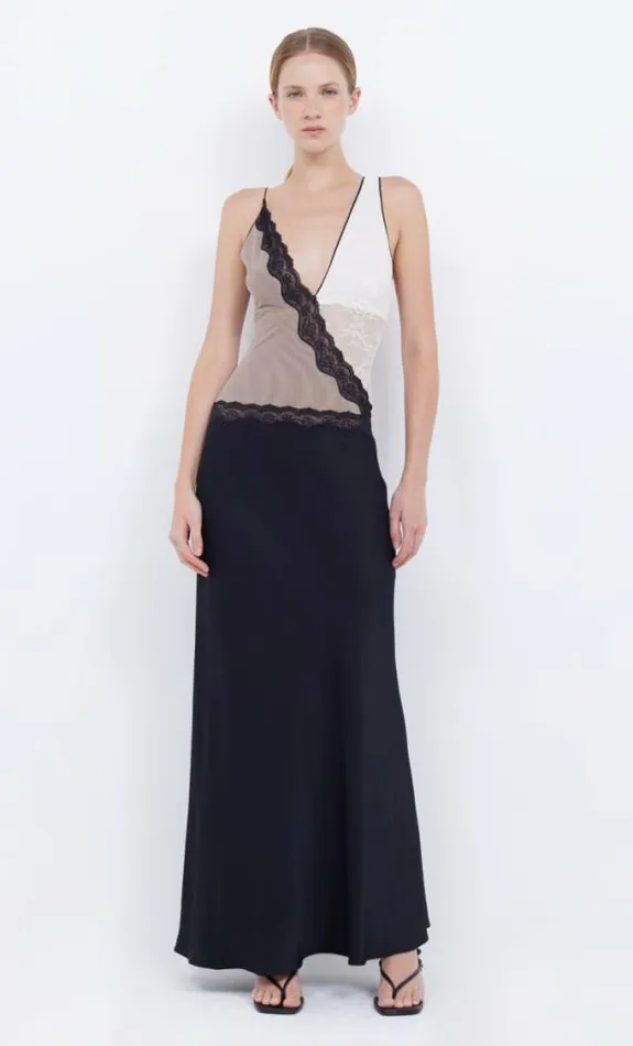 Dresses Bec Bridge Abrielle Lace Maxi Dress Blacktaupeivory