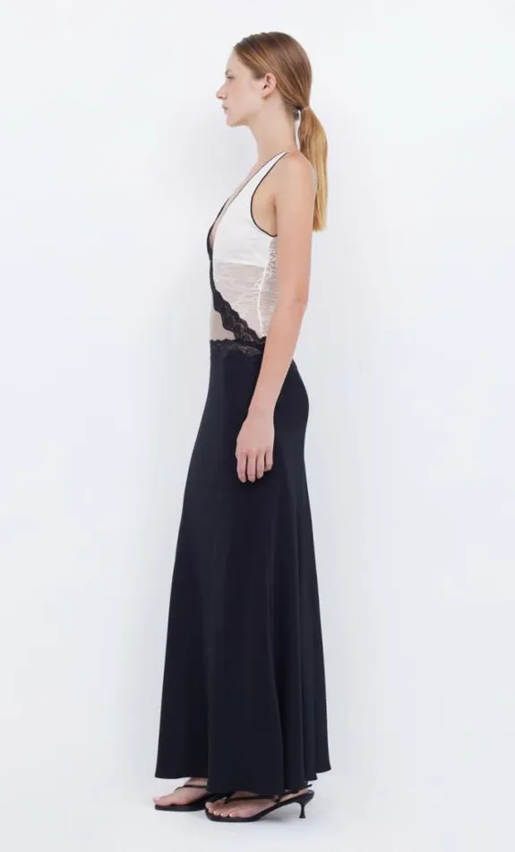 Dresses Bec Bridge Abrielle Lace Maxi Dress Blacktaupeivory