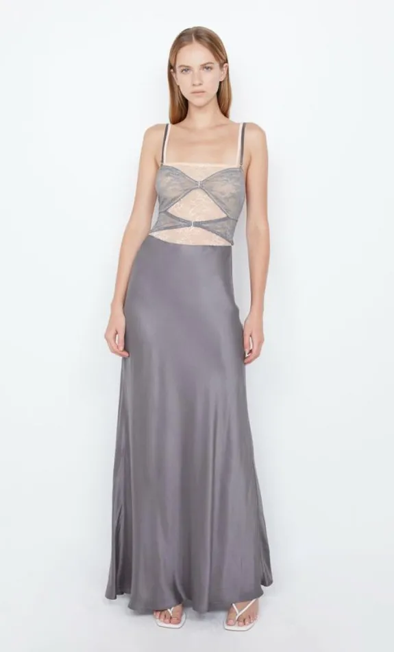 Dresses Bec Bridge Amoras Cut Out Dress Greypeach