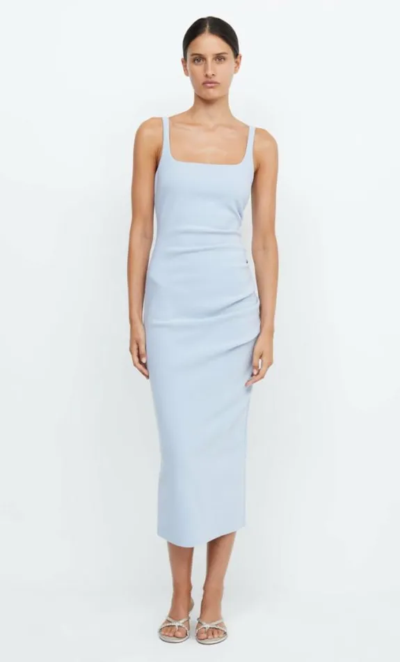 Dresses Bec Bridge Be Mine Square Neck Dress Dusty Blue