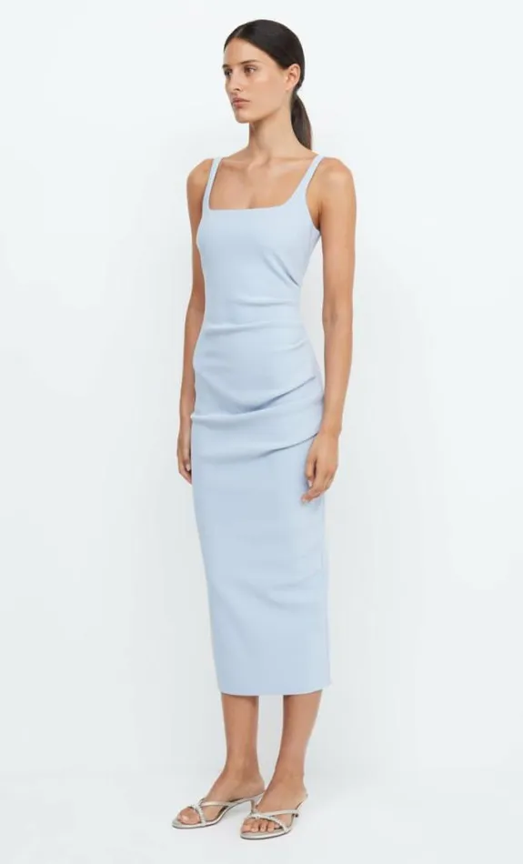 Dresses Bec Bridge Be Mine Square Neck Dress Dusty Blue
