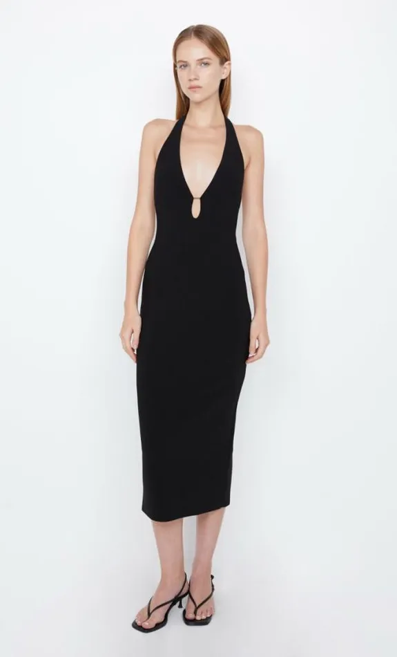Dresses Bec Bridge Elvie Halter Midi Dress Black