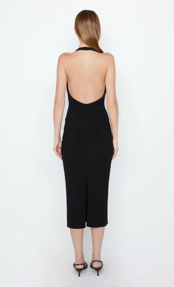 Dresses Bec Bridge Elvie Halter Midi Dress Black