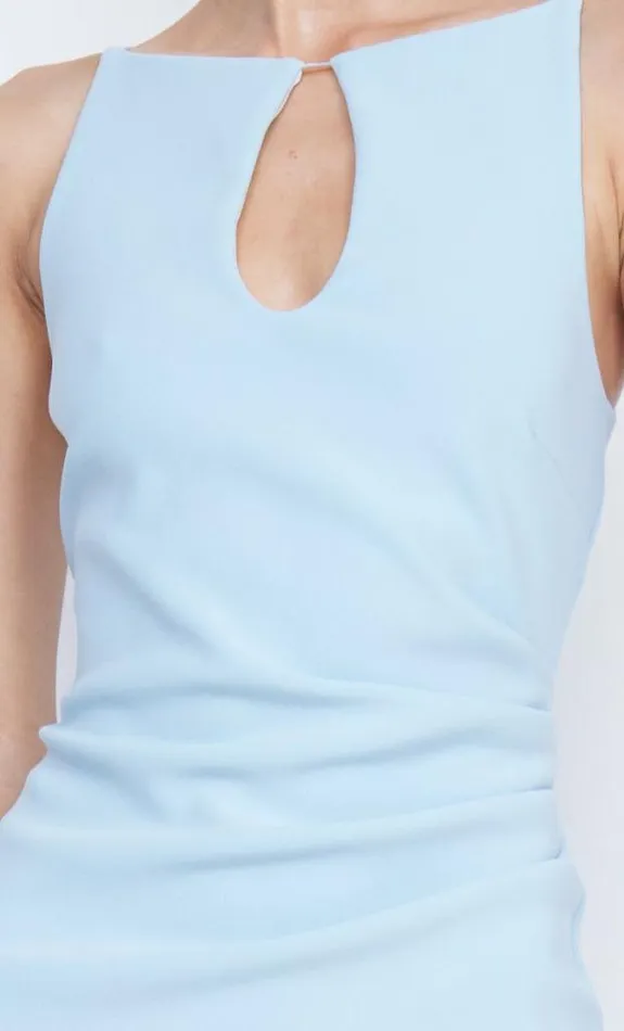 Dresses Bec Bridge Elvie Key Hole Mini Dress Dolphin Blue
