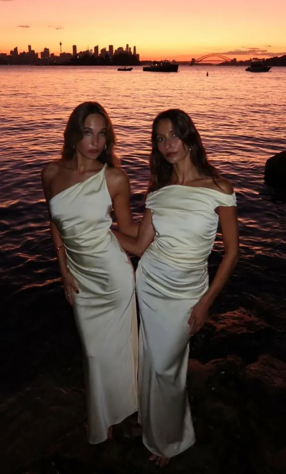 Dresses Bec Bridge Eternity Off Shoulder Maxi Ice Yellow