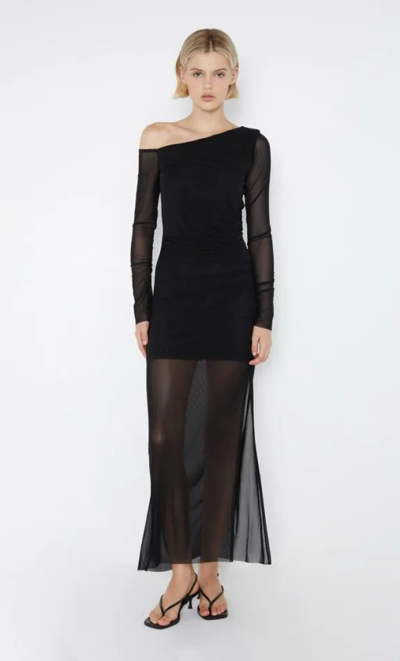 Dresses Bec Bridge Fae Asym Long Sleeve Dress Black