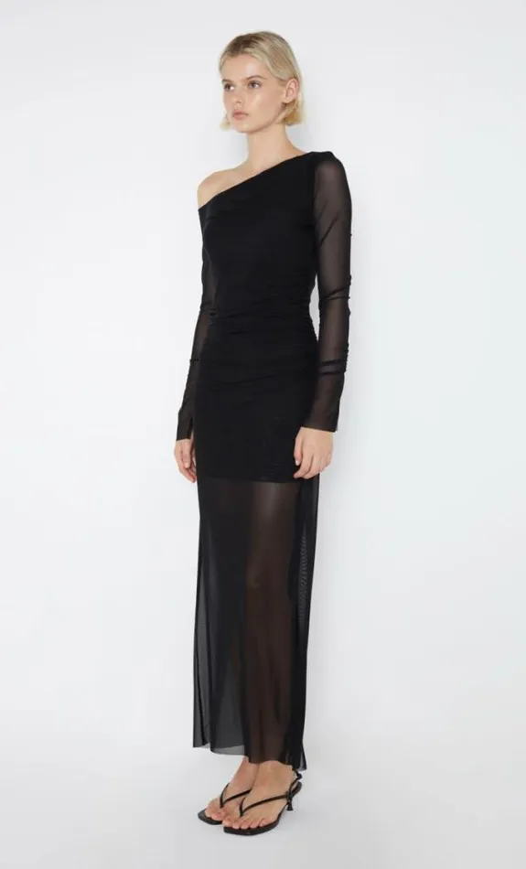 Dresses Bec Bridge Fae Asym Long Sleeve Dress Black