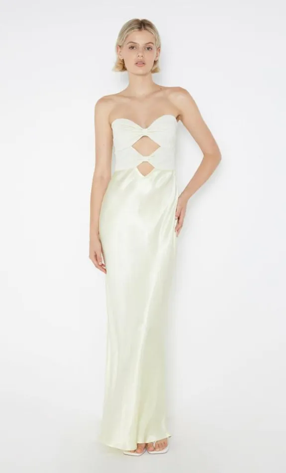 Dresses Bec Bridge Halle Strapless Dress Ice Yellow