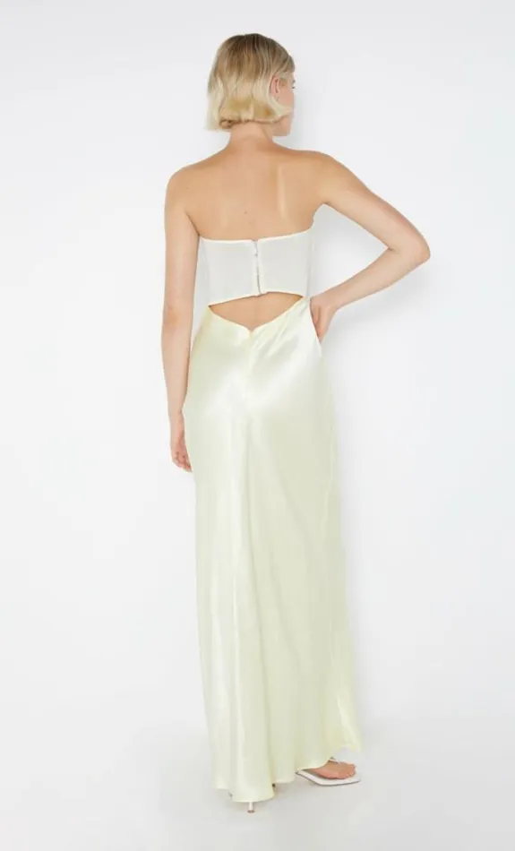 Dresses Bec Bridge Halle Strapless Dress Ice Yellow