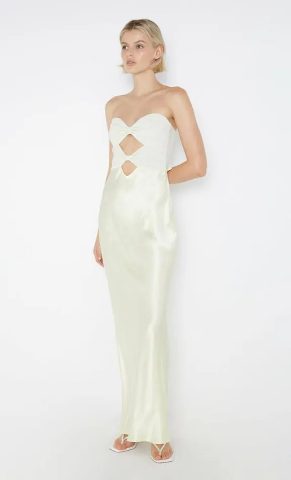 Dresses Bec Bridge Halle Strapless Dress Ice Yellow