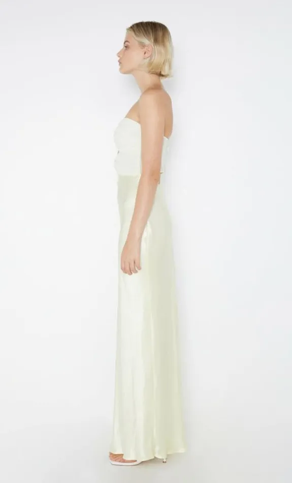 Dresses Bec Bridge Halle Strapless Dress Ice Yellow
