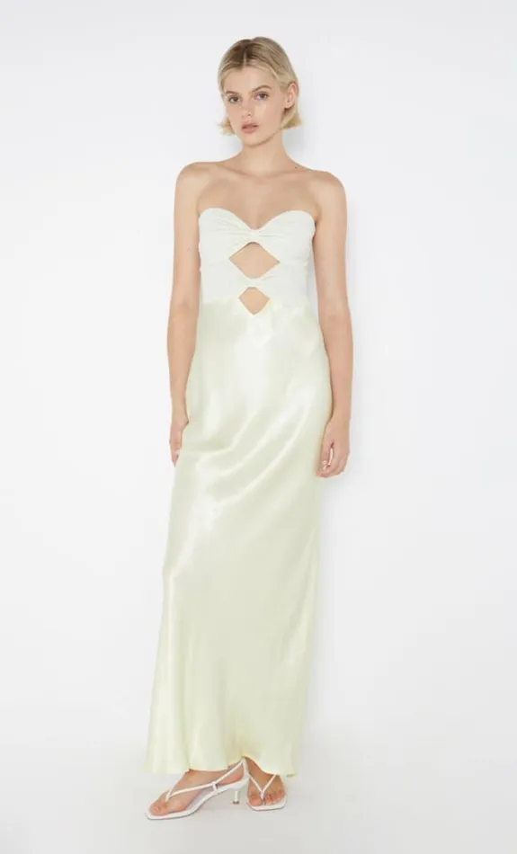 Dresses Bec Bridge Halle Strapless Dress Ice Yellow