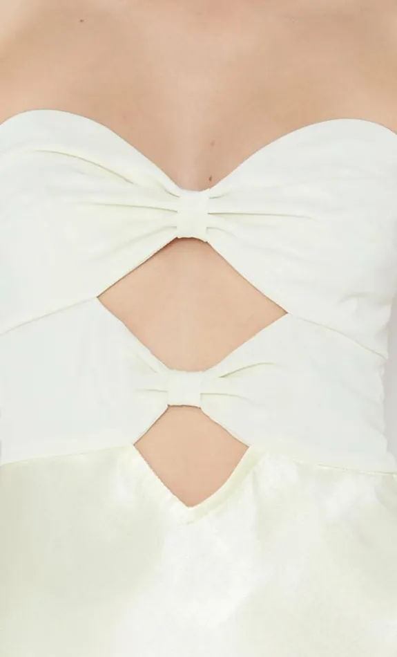 Dresses Bec Bridge Halle Strapless Dress Ice Yellow