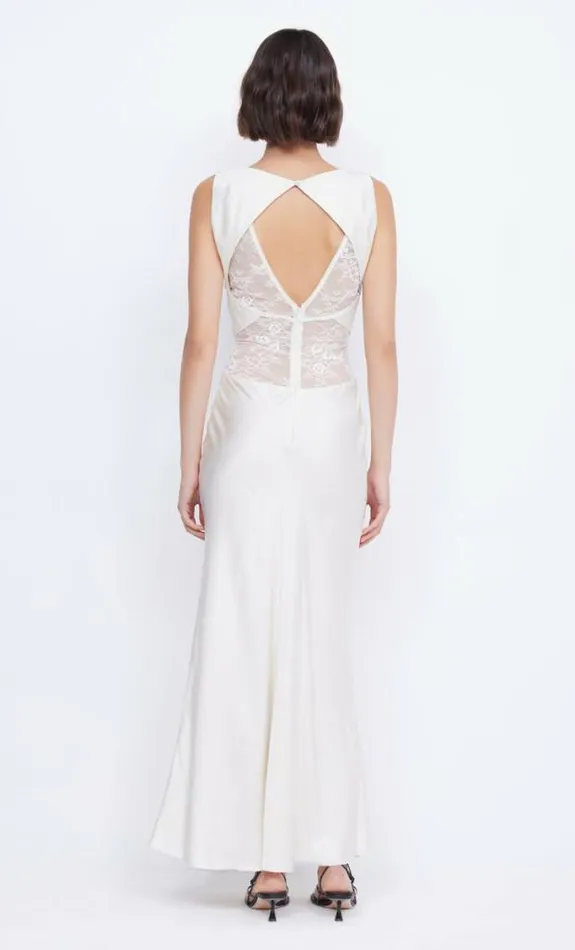 Dresses Bec Bridge Juliette V Neck Maxi Dress Ivory
