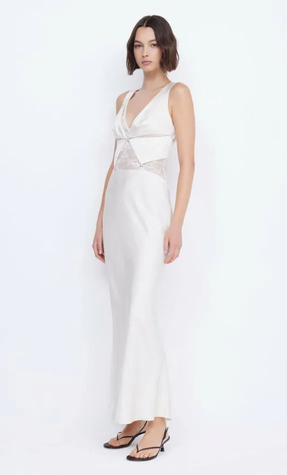 Dresses Bec Bridge Juliette V Neck Maxi Dress Ivory