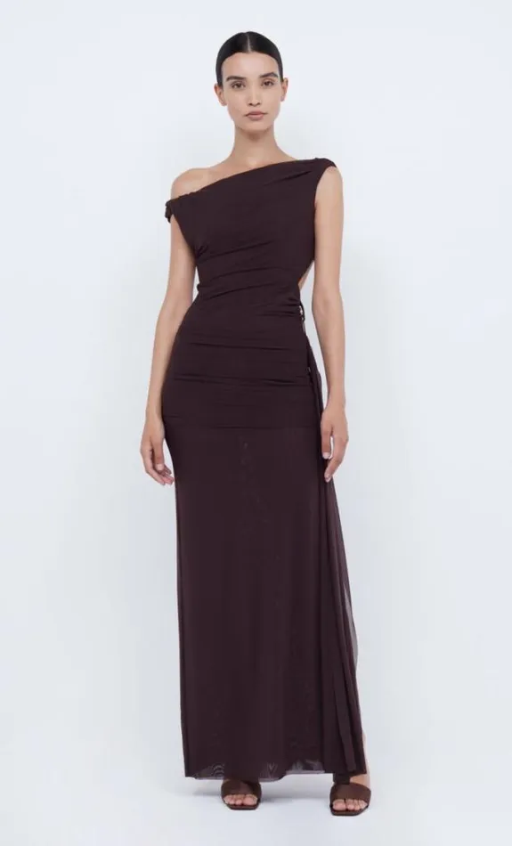 Dresses Bec Bridge Kailani Asym Dress Chocolate