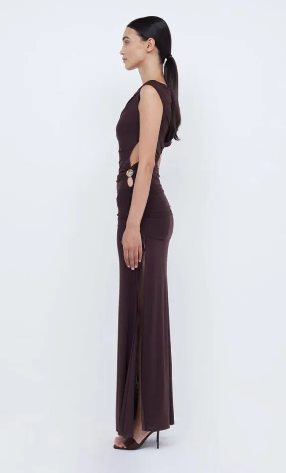 Dresses Bec Bridge Kailani Asym Dress Chocolate