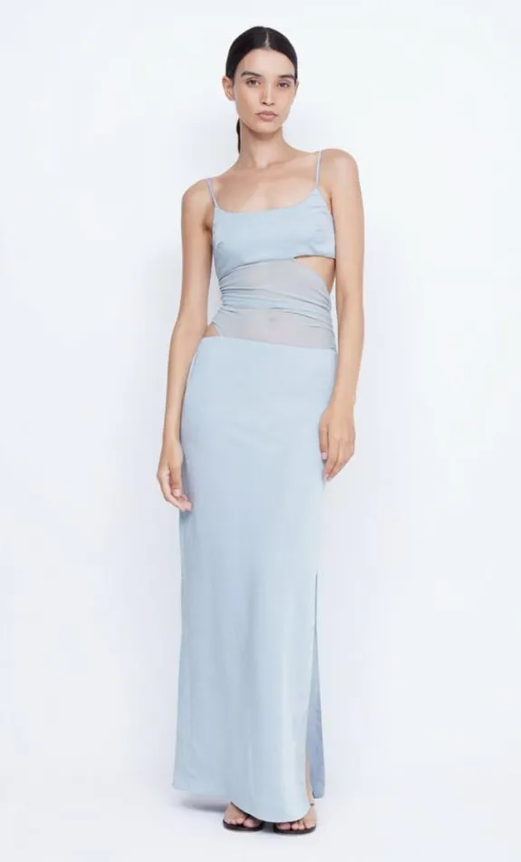 Dresses Bec Bridge Mari Lou Asym Maxi Dress Dove Blue