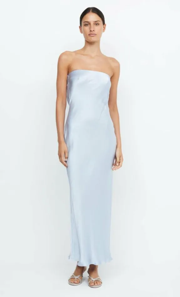 Dresses Bec Bridge Moon Dance Strapless Dress Dusty Blue