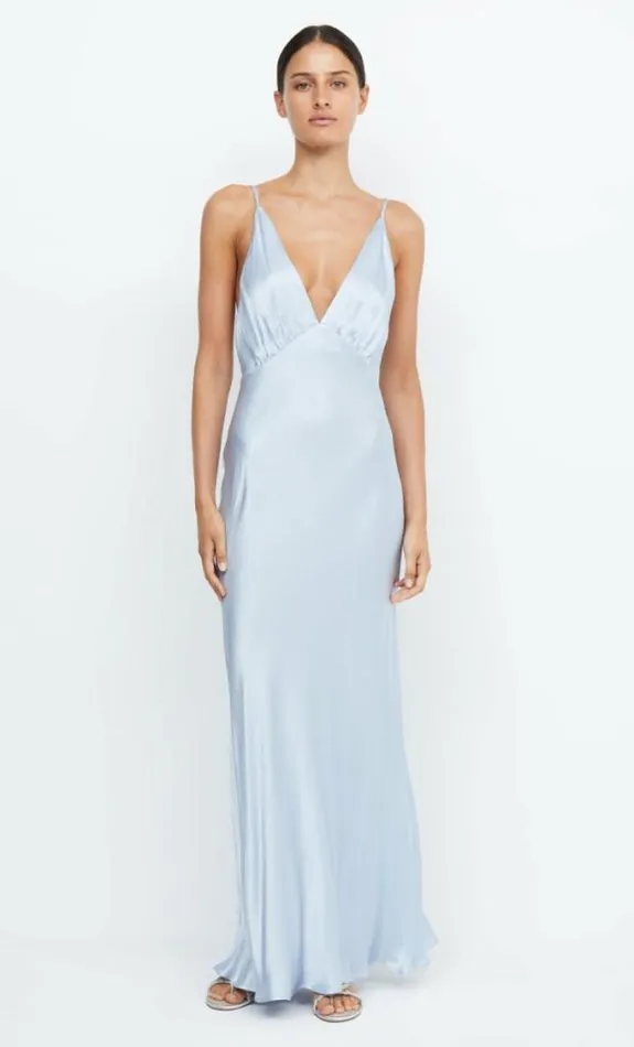 Dresses Bec Bridge Moon Dance V Maxi Dress Dusty Blue