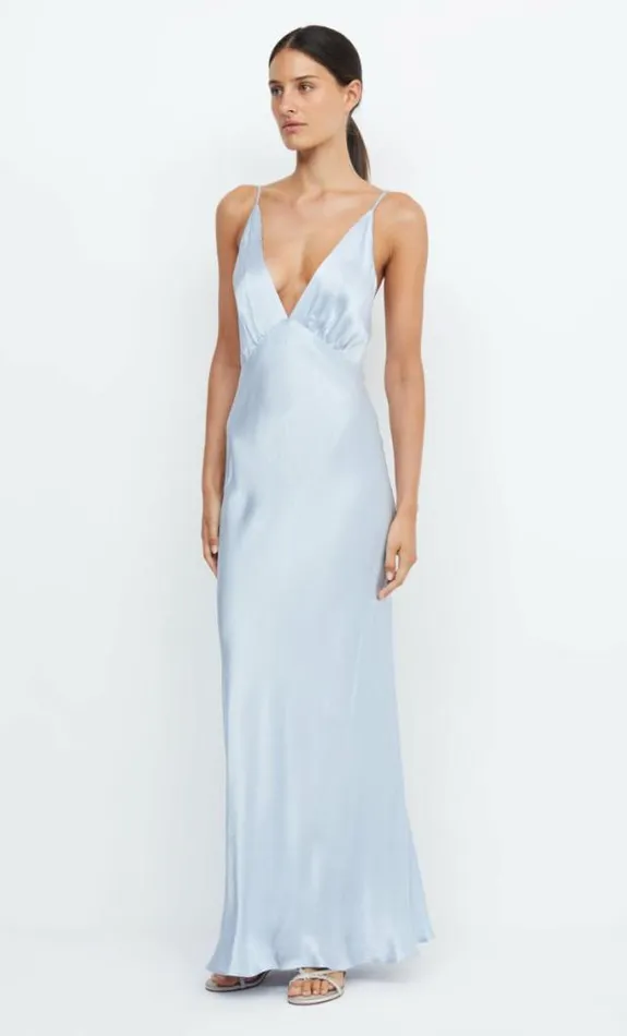 Dresses Bec Bridge Moon Dance V Maxi Dress Dusty Blue