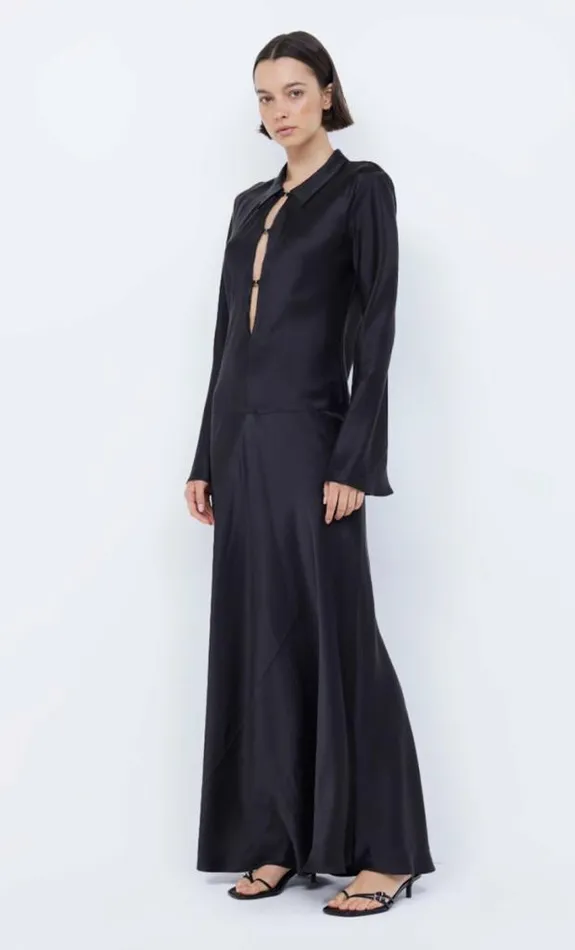 Dresses Bec Bridge Orla Long Sleeve Maxi Dress Black