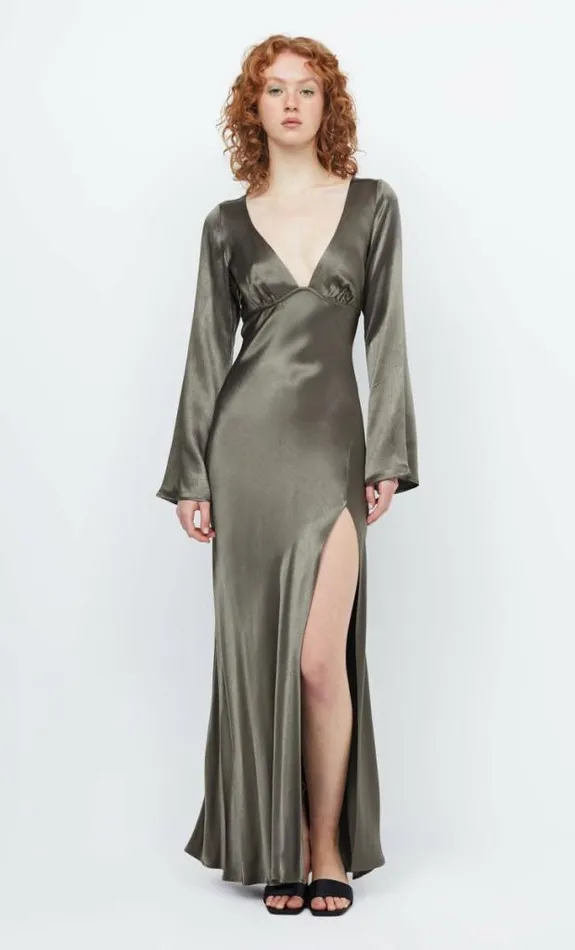 Dresses Bec Bridge Ren Long Sleeve Maxi Dress Dark Willow