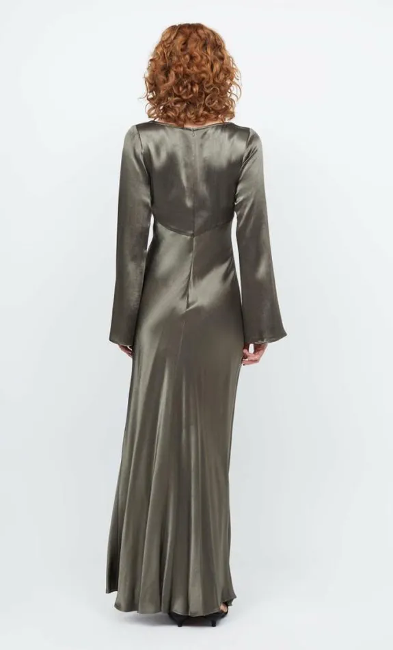 Dresses Bec Bridge Ren Long Sleeve Maxi Dress Dark Willow