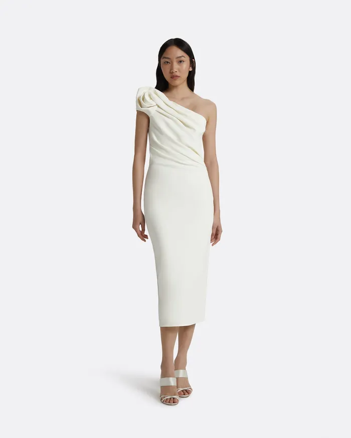 Dresses Granalle Ivory Midi Dress Ivory Safiyaa Women