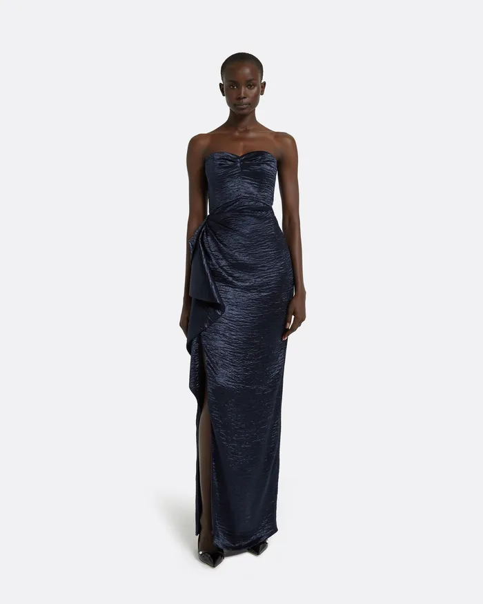 Dresses Safiyaa Women Eymen Maritime Long Dress Maritime Blue