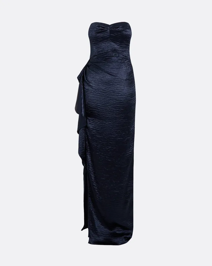 Dresses Safiyaa Women Eymen Maritime Long Dress Maritime Blue