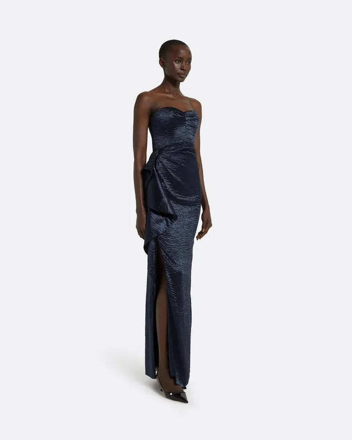 Dresses Safiyaa Women Eymen Maritime Long Dress Maritime Blue