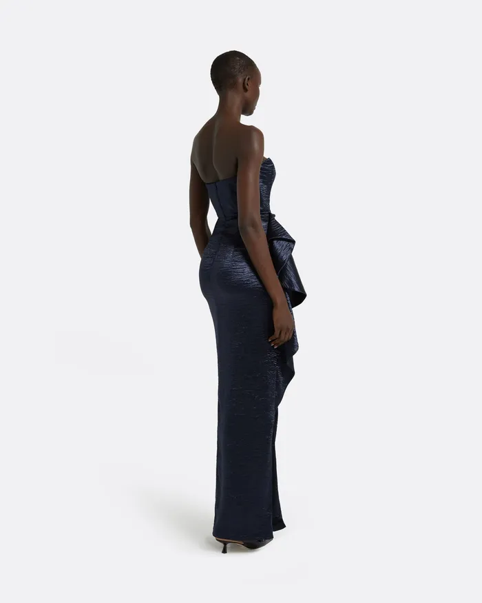 Dresses Safiyaa Women Eymen Maritime Long Dress Maritime Blue