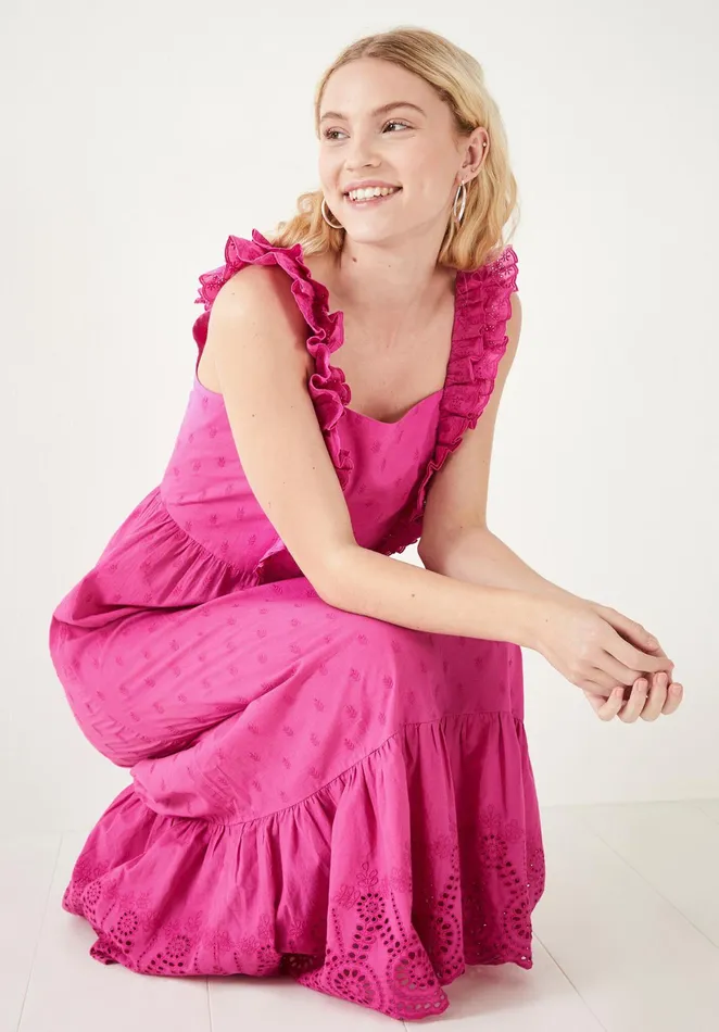 Dresses Women Hush Alena Maxi Dress Vibrant Pink