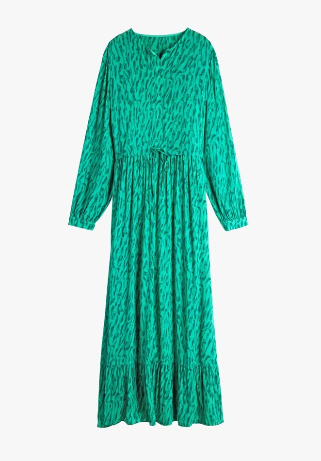 Dresses Women Hush Flora Maxi Dress Abstract Animal Green