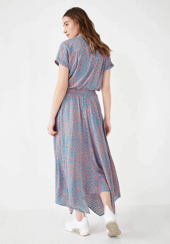 Dresses Women Hush Kensington Shirt Dress Leopard Floral Tealcoral