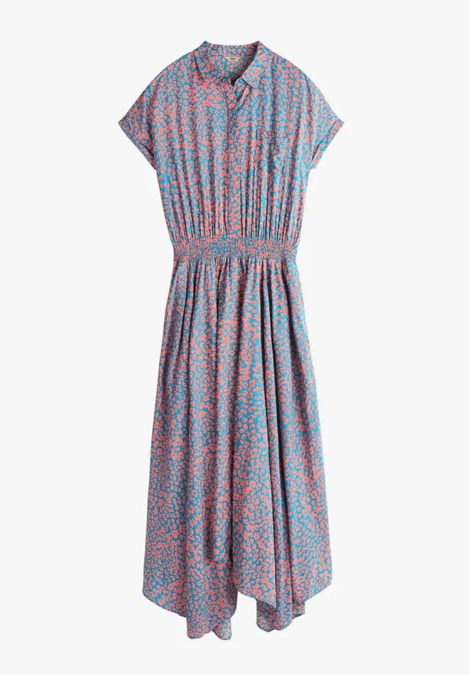 Dresses Women Hush Kensington Shirt Dress Leopard Floral Tealcoral