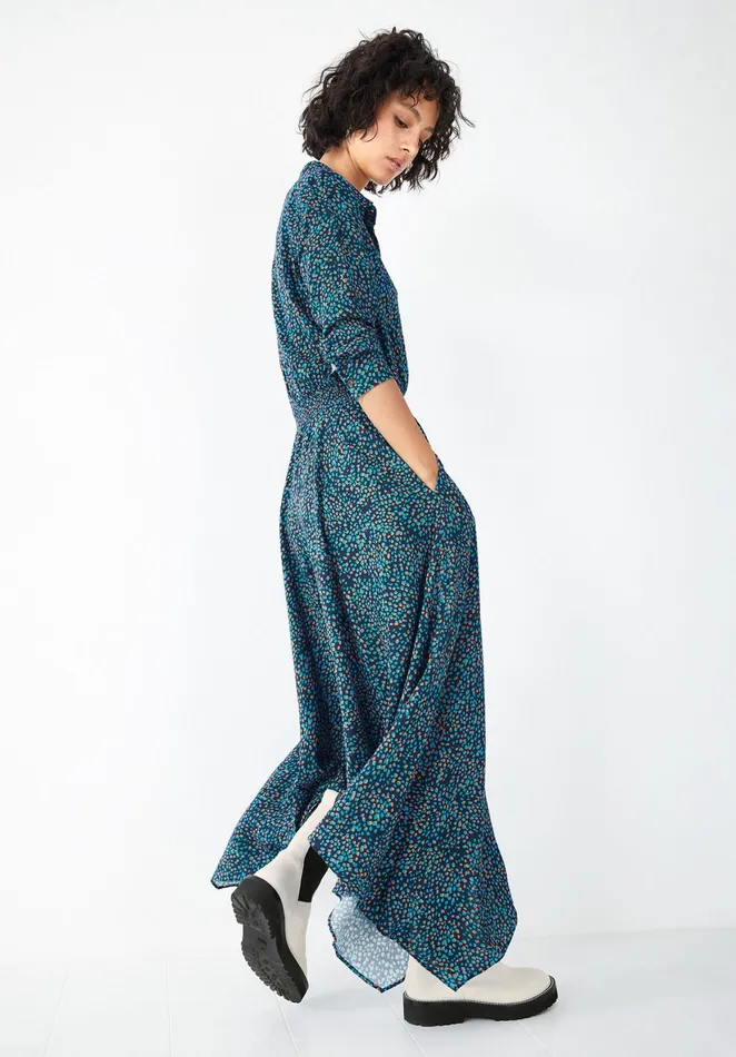 Dresses Women Hush Long Sleeve Kensington Dress Tricolour Animal