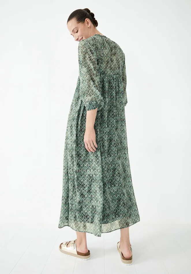 Dresses Women Hush Quinn Maxi Dress Diamond Ikat Green