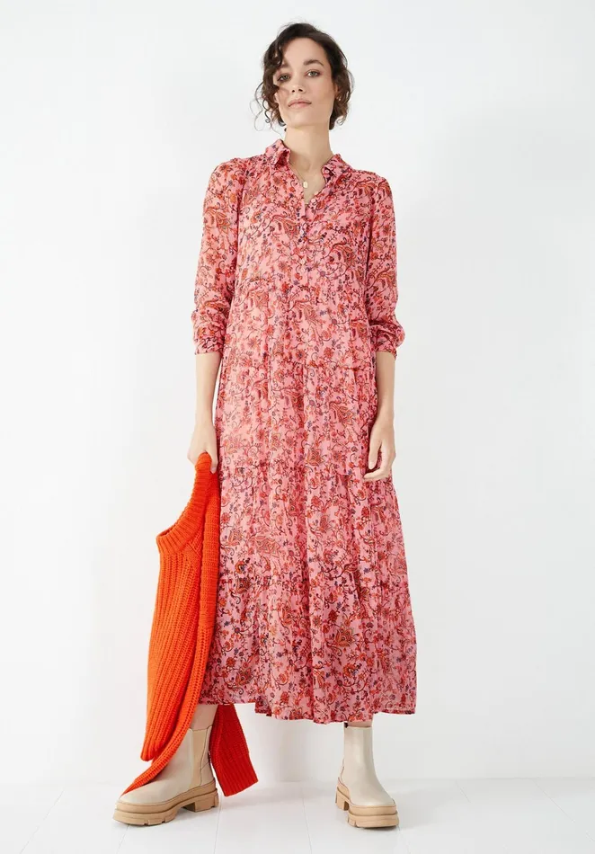 Dresses Women Hush Tamara Sheer Maxi Dress Pink Indian Floral
