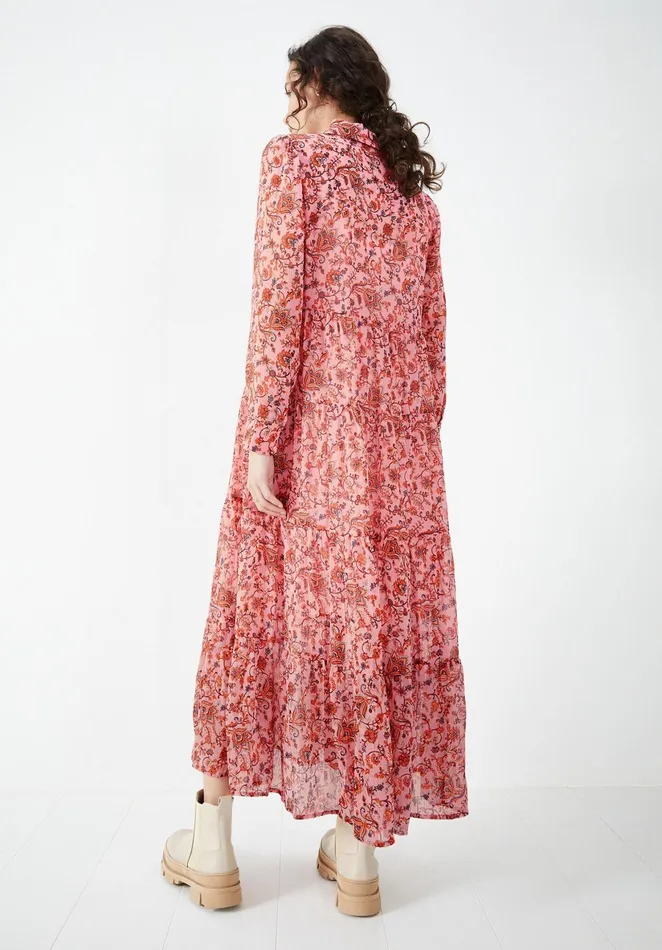 Dresses Women Hush Tamara Sheer Maxi Dress Pink Indian Floral