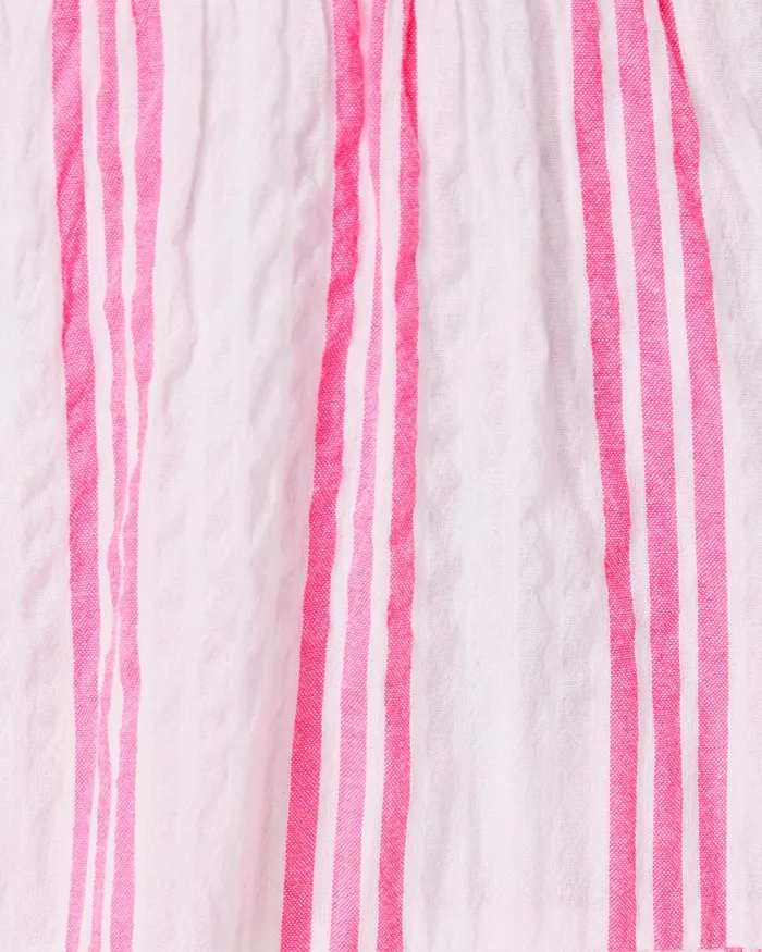 Dresses Women Lilly Pulitzer Shawnlee Elbow Sleeve OffTheShoulder Cotton Midi Dress Cerise Pink Safari Sunset