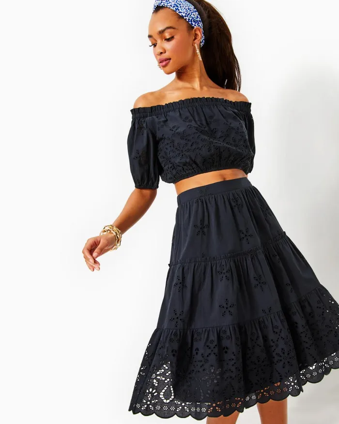 Dresses Women Lilly Pulitzer UPF 50 ChillyLilly Braedyn Dress Aegean Navy Calypso Coast Dresses Women Lilly Pulitzer UPF 50 ChillyLilly Braedyn Dress Aegean Navy Calypso Coast