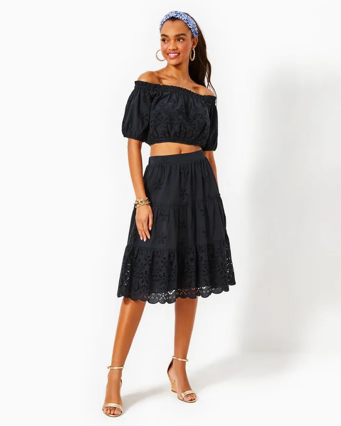 Dresses Women Lilly Pulitzer UPF 50 ChillyLilly Braedyn Dress Aegean Navy Calypso Coast Dresses Women Lilly Pulitzer UPF 50 ChillyLilly Braedyn Dress Aegean Navy Calypso Coast