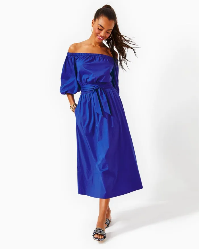 Dresses Women Lilly Pulitzer UPF 50 ChillyLilly Braedyn Dress Aegean Navy Calypso Coast Dresses Women Lilly Pulitzer UPF 50 ChillyLilly Braedyn Dress Aegean Navy Calypso Coast
