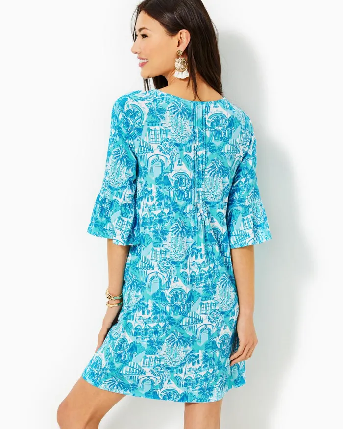 Dresses Women Lilly Pulitzer UPF 50 ChillyLilly Braedyn Dress Aegean Navy Calypso Coast Dresses Women Lilly Pulitzer UPF 50 ChillyLilly Braedyn Dress Aegean Navy Calypso Coast